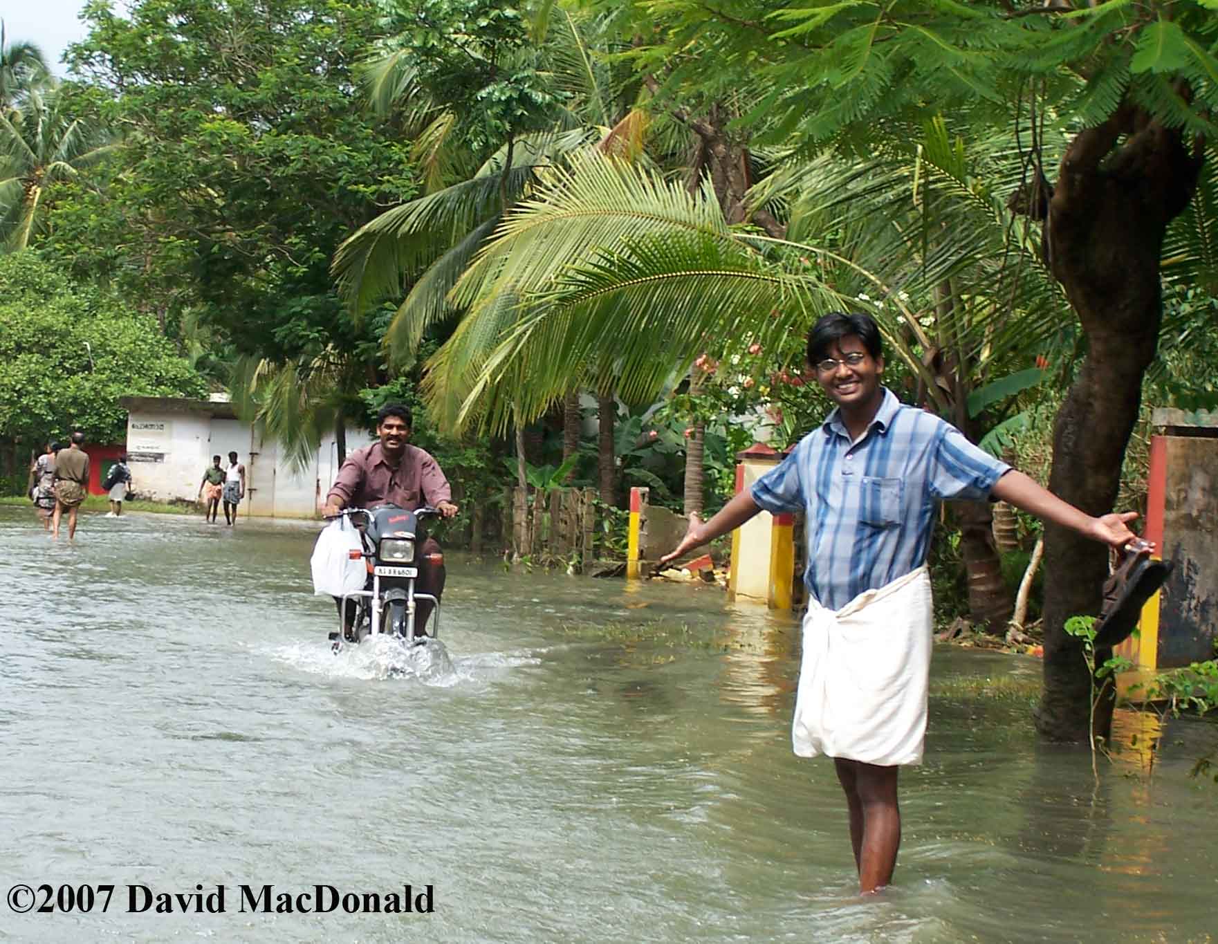 motocycle flood