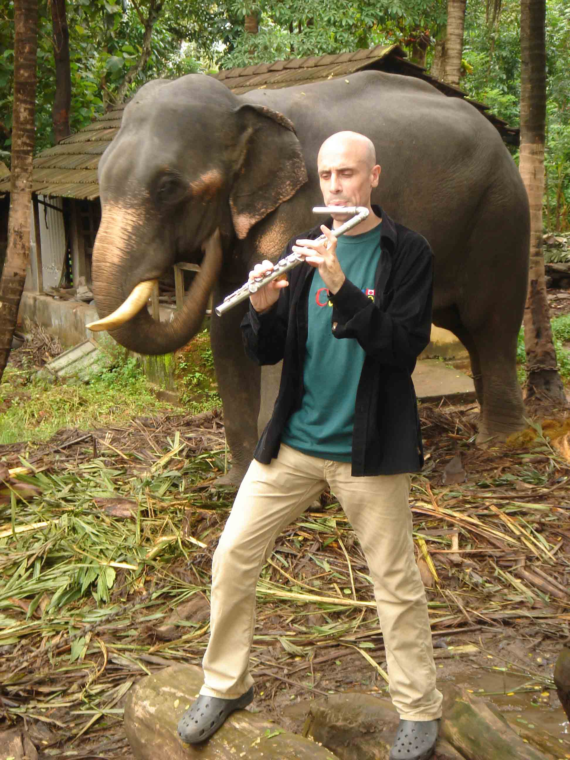 Hugh  with FLute