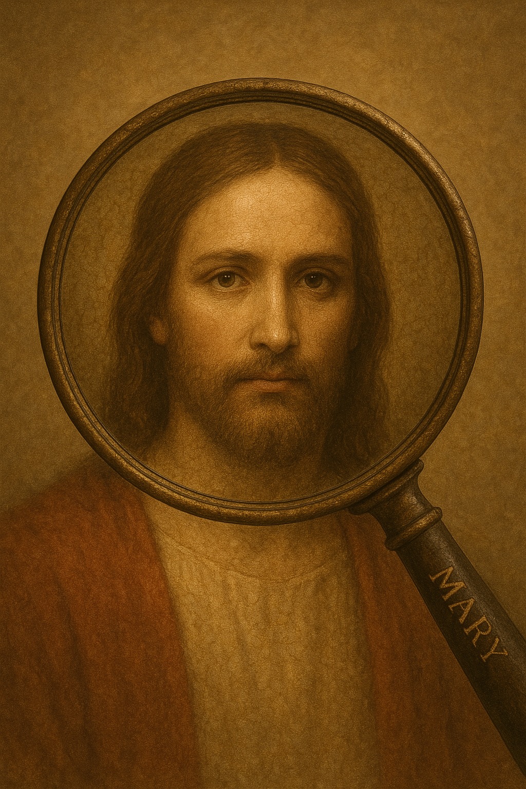 Jesus magnified by Mary