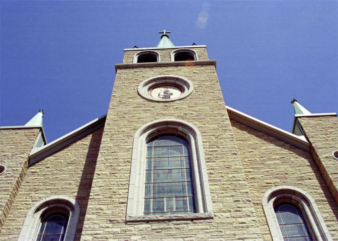 Front of beautiful Church